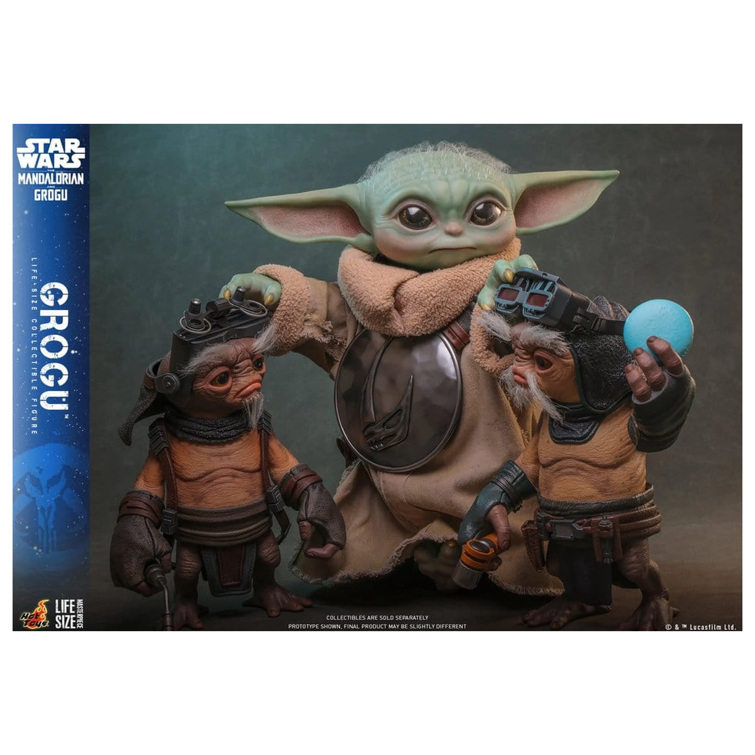 Star Wars: The Mandalorian & Grogu životná veľkosť figúrka Grogu 38 cm produktová fotografia