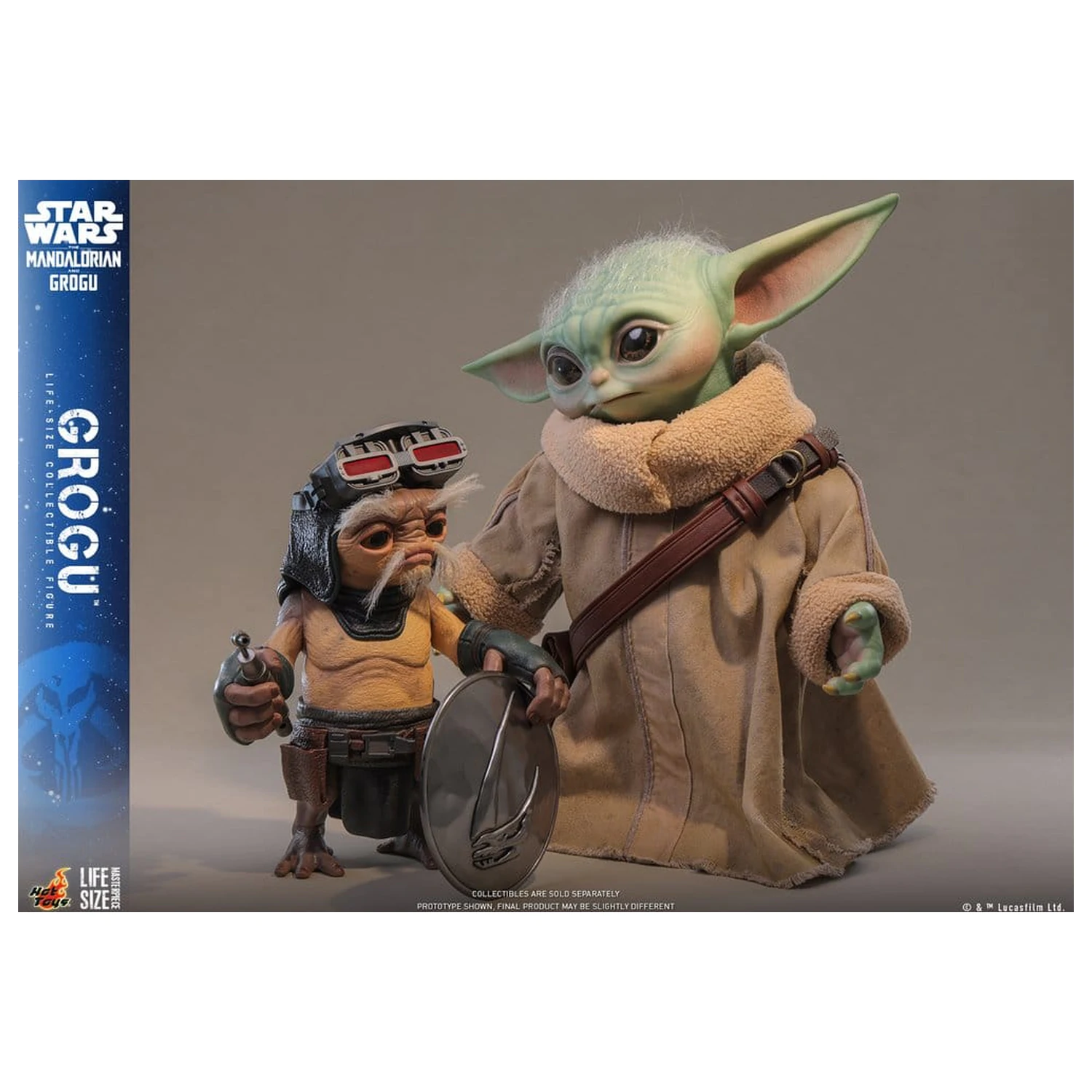 Star Wars: The Mandalorian & Grogu životná veľkosť figúrka Grogu 38 cm produktová fotografia