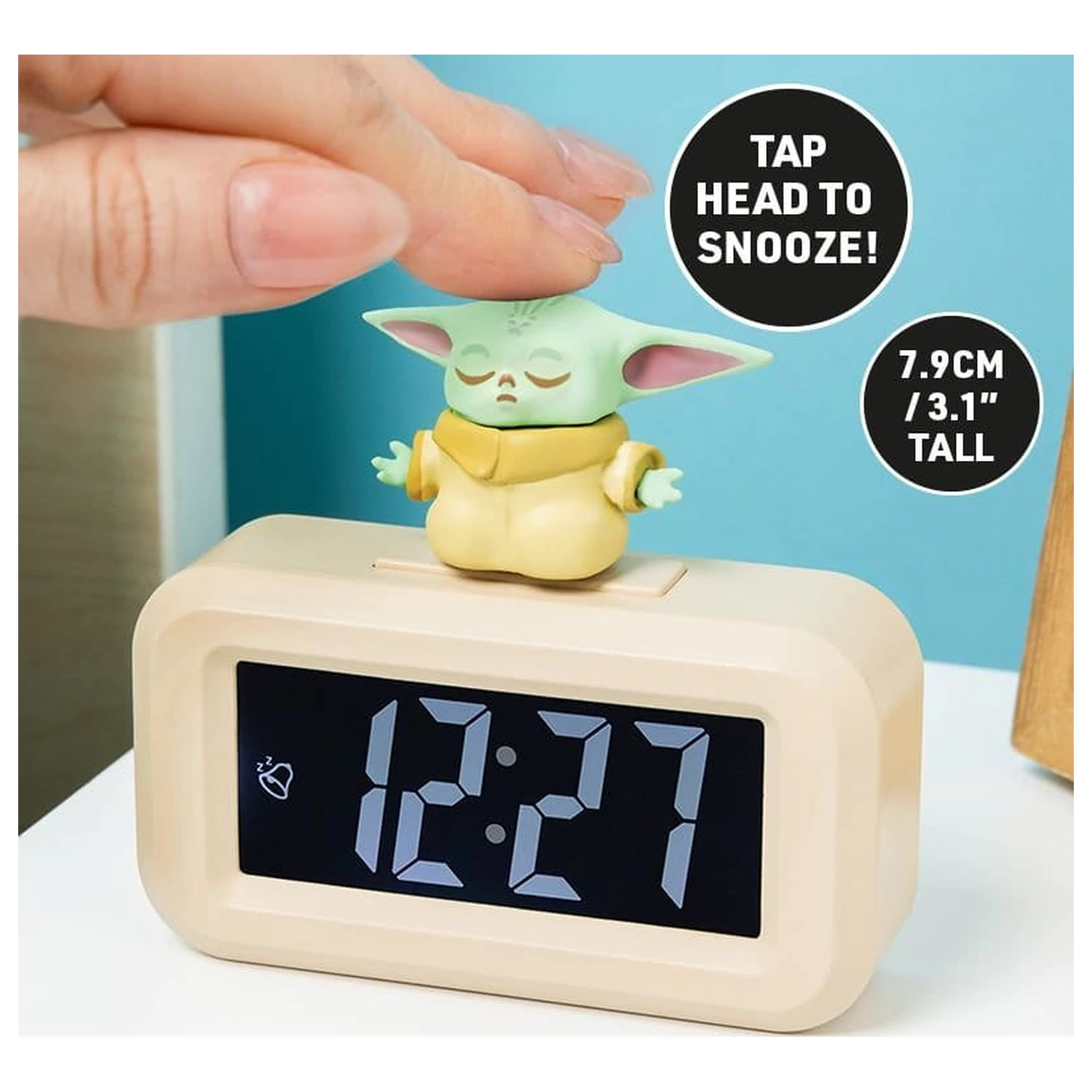 Star Wars: The Mandalorian Icon Mini Budík Grogu produktová fotografia
