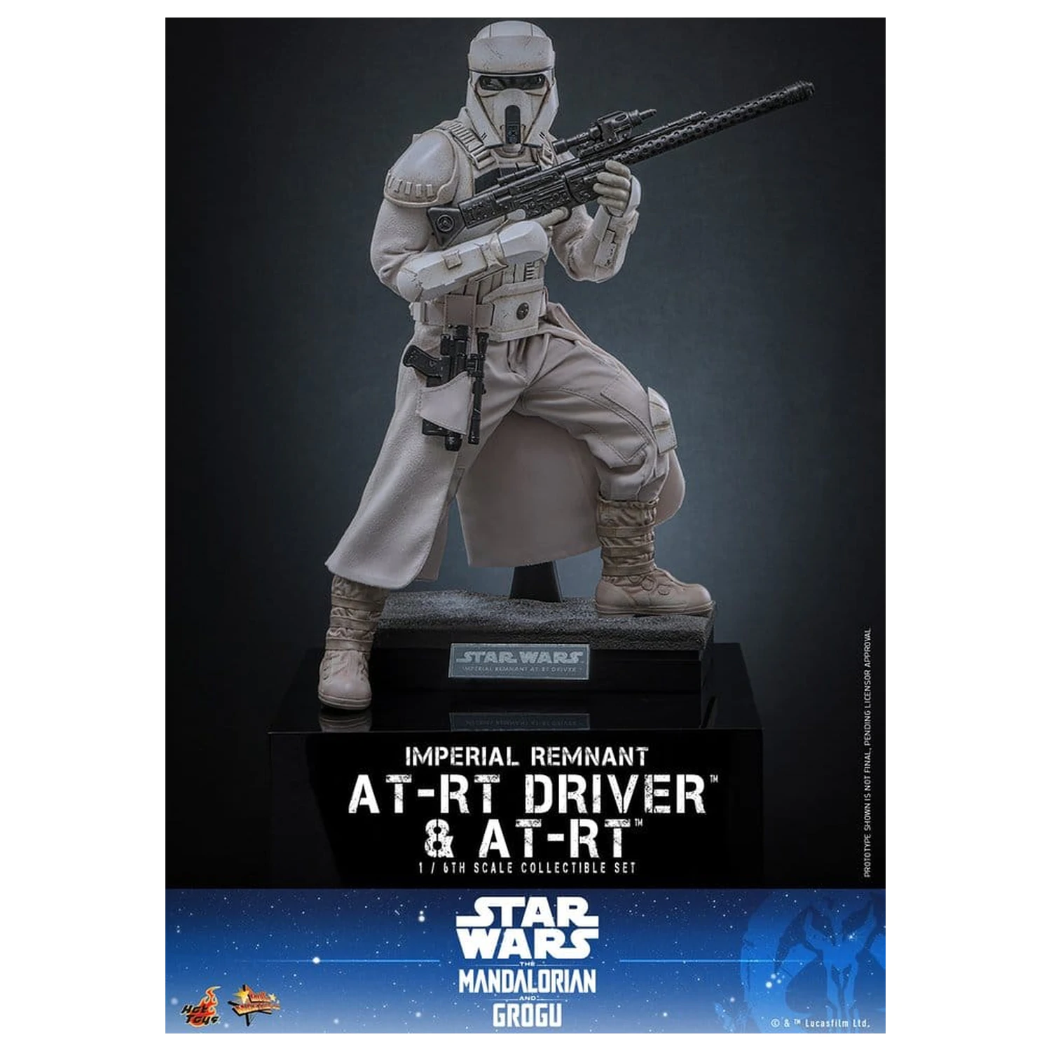 Star Wars: The Mandalorian & Grogu Movie Masterpiece akčná figúrka 1/6 Imperial Remnant AT-RT Driver 30 cm produktová fotografia