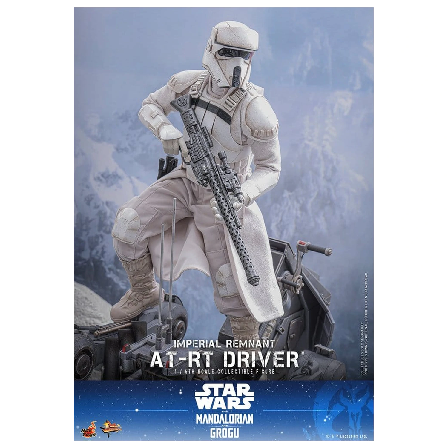 Star Wars: The Mandalorian & Grogu Movie Masterpiece akčná figúrka 1/6 Imperial Remnant AT-RT Driver 30 cm produktová fotografia