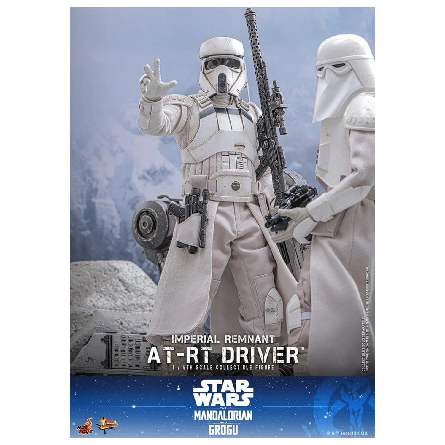 Star Wars: The Mandalorian & Grogu Movie Masterpiece akčná figúrka 1/6 Imperial Remnant AT-RT Driver 30 cm produktová fotografia