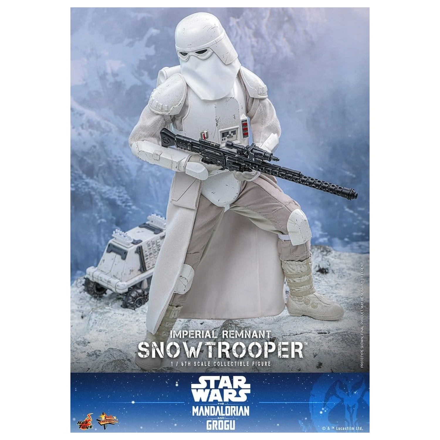 Star Wars: The Mandalorian & Grogu Movie Masterpiece akčná figúrka 1/6 Imperial Remnant Snowtrooper 30 cm produktová fotografia