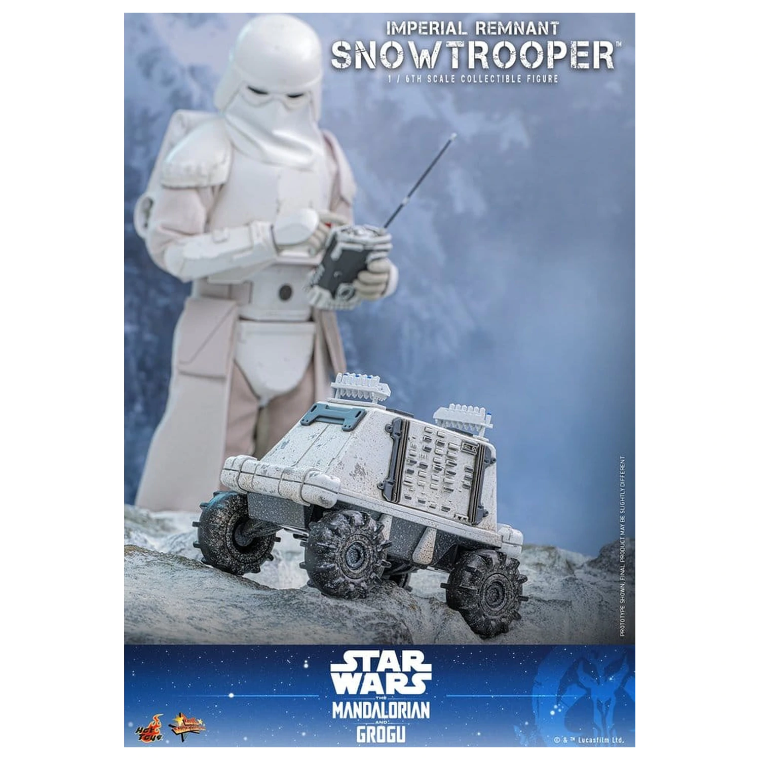 Star Wars: The Mandalorian & Grogu Movie Masterpiece akčná figúrka 1/6 Imperial Remnant Snowtrooper 30 cm produktová fotografia