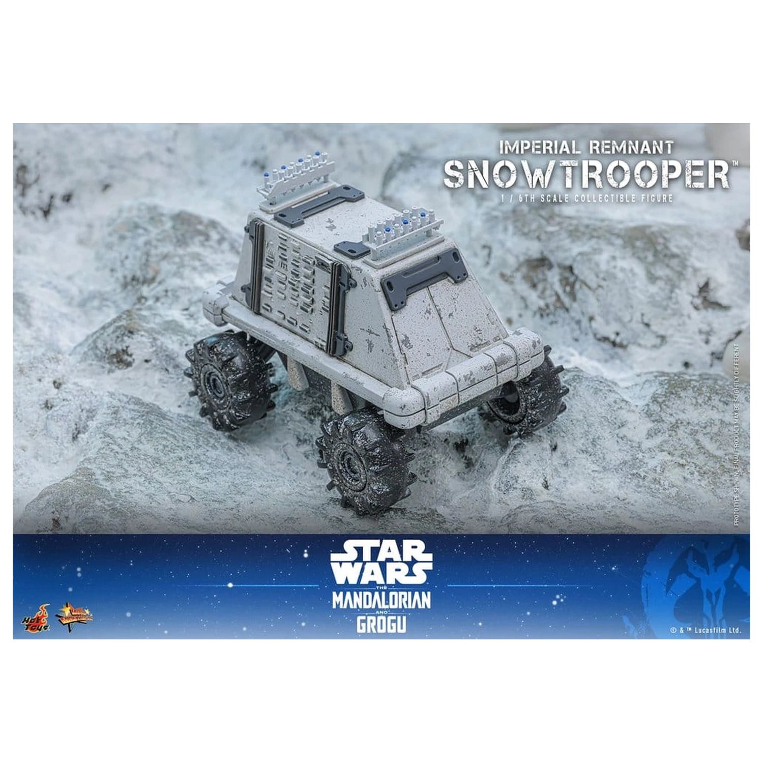Star Wars: The Mandalorian & Grogu Movie Masterpiece akčná figúrka 1/6 Imperial Remnant Snowtrooper 30 cm produktová fotografia