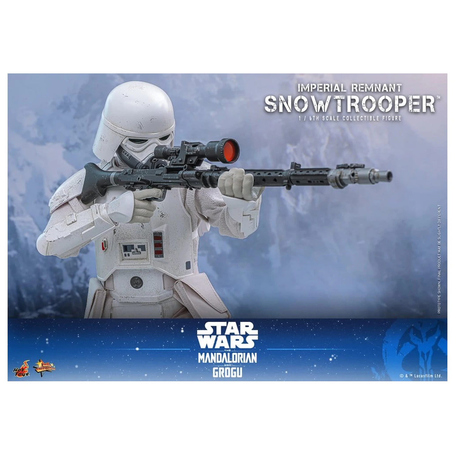 Star Wars: The Mandalorian & Grogu Movie Masterpiece akčná figúrka 1/6 Imperial Remnant Snowtrooper 30 cm produktová fotografia