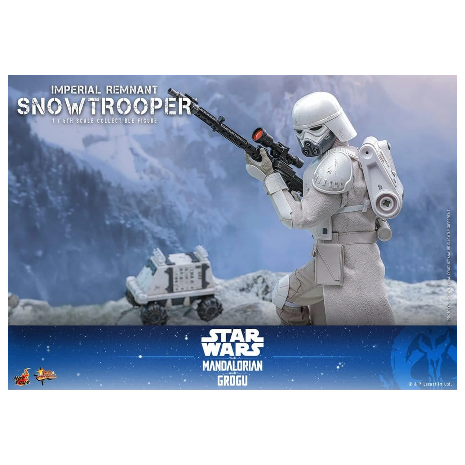 Star Wars: The Mandalorian & Grogu Movie Masterpiece akčná figúrka 1/6 Imperial Remnant Snowtrooper 30 cm produktová fotografia