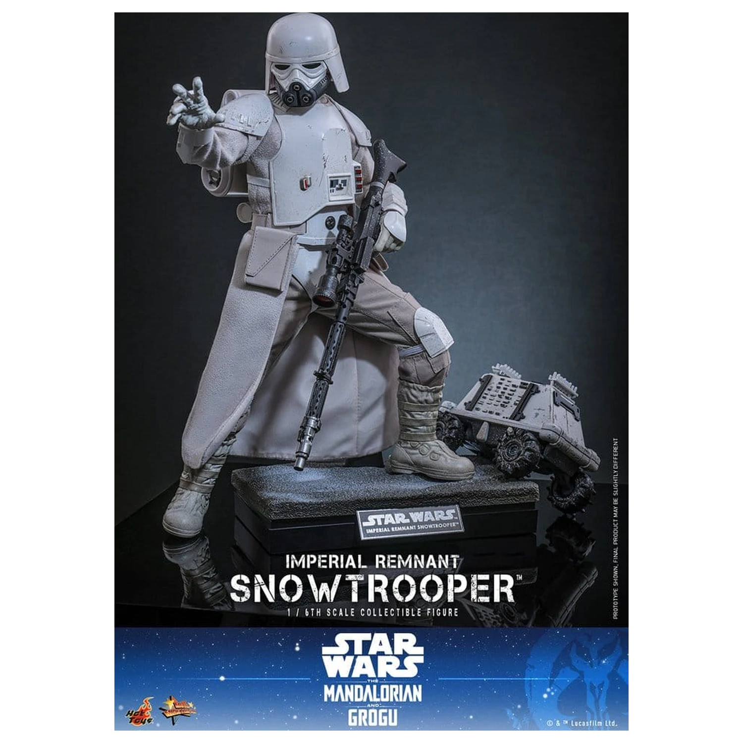 Star Wars: The Mandalorian & Grogu Movie Masterpiece akčná figúrka 1/6 Imperial Remnant Snowtrooper 30 cm produktová fotografia