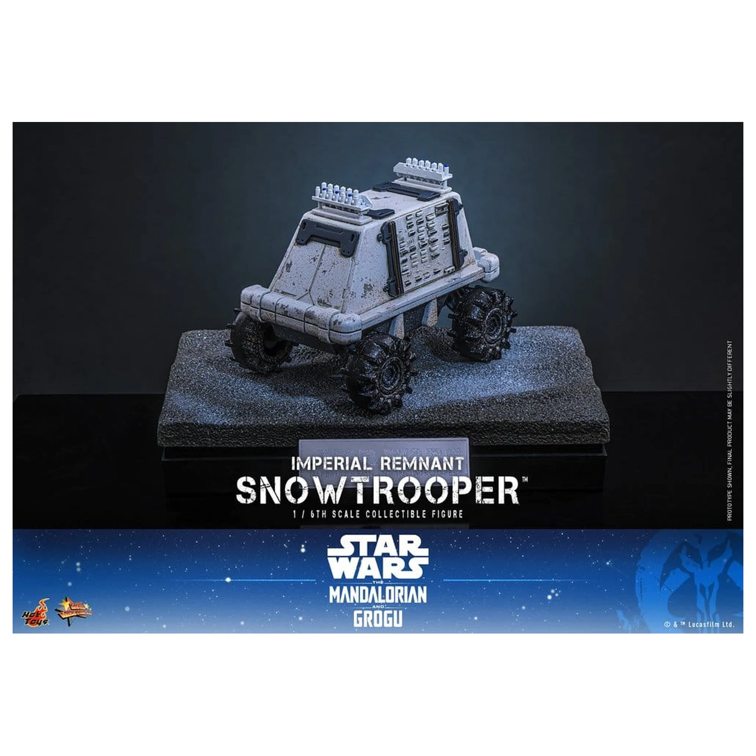 Star Wars: The Mandalorian & Grogu Movie Masterpiece akčná figúrka 1/6 Imperial Remnant Snowtrooper 30 cm produktová fotografia