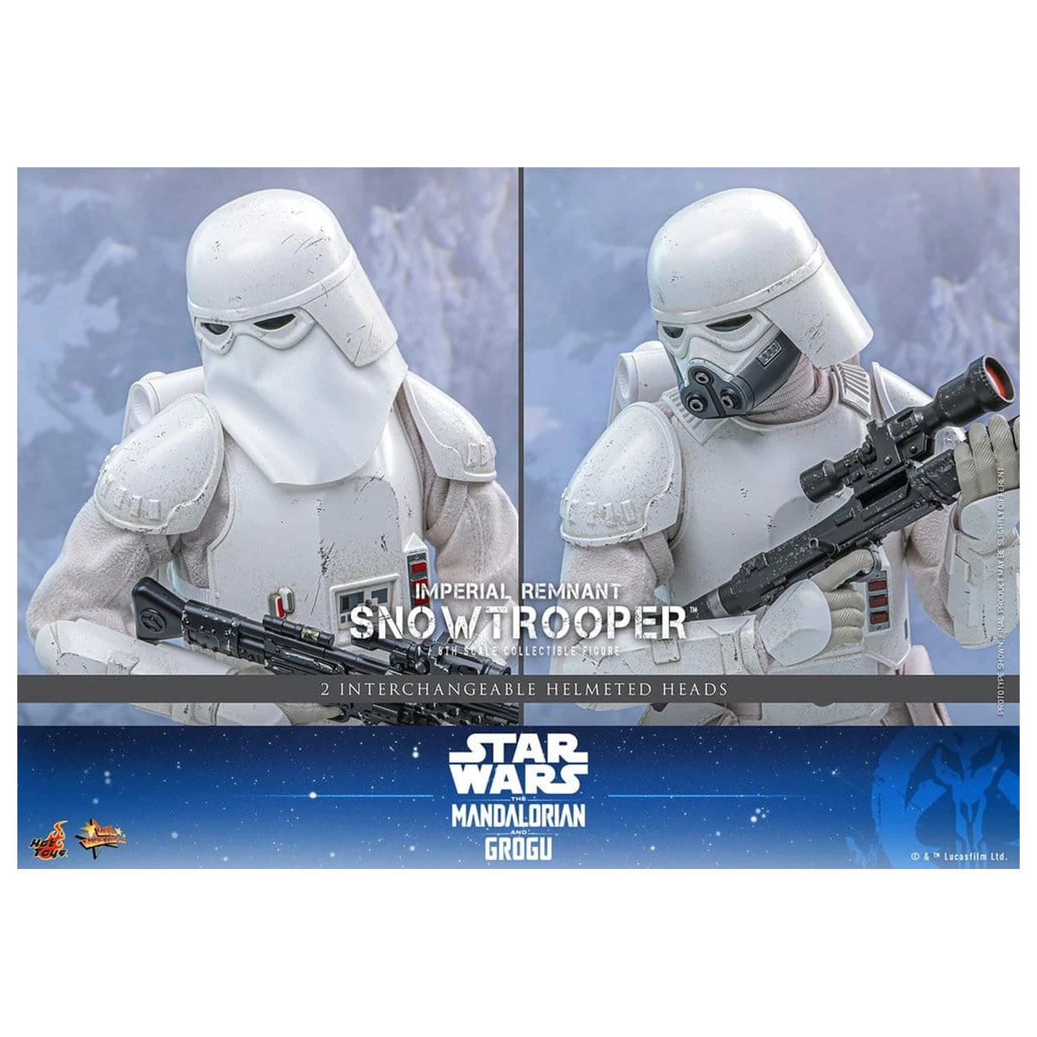 Star Wars: The Mandalorian & Grogu Movie Masterpiece akčná figúrka 1/6 Imperial Remnant Snowtrooper 30 cm produktová fotografia
