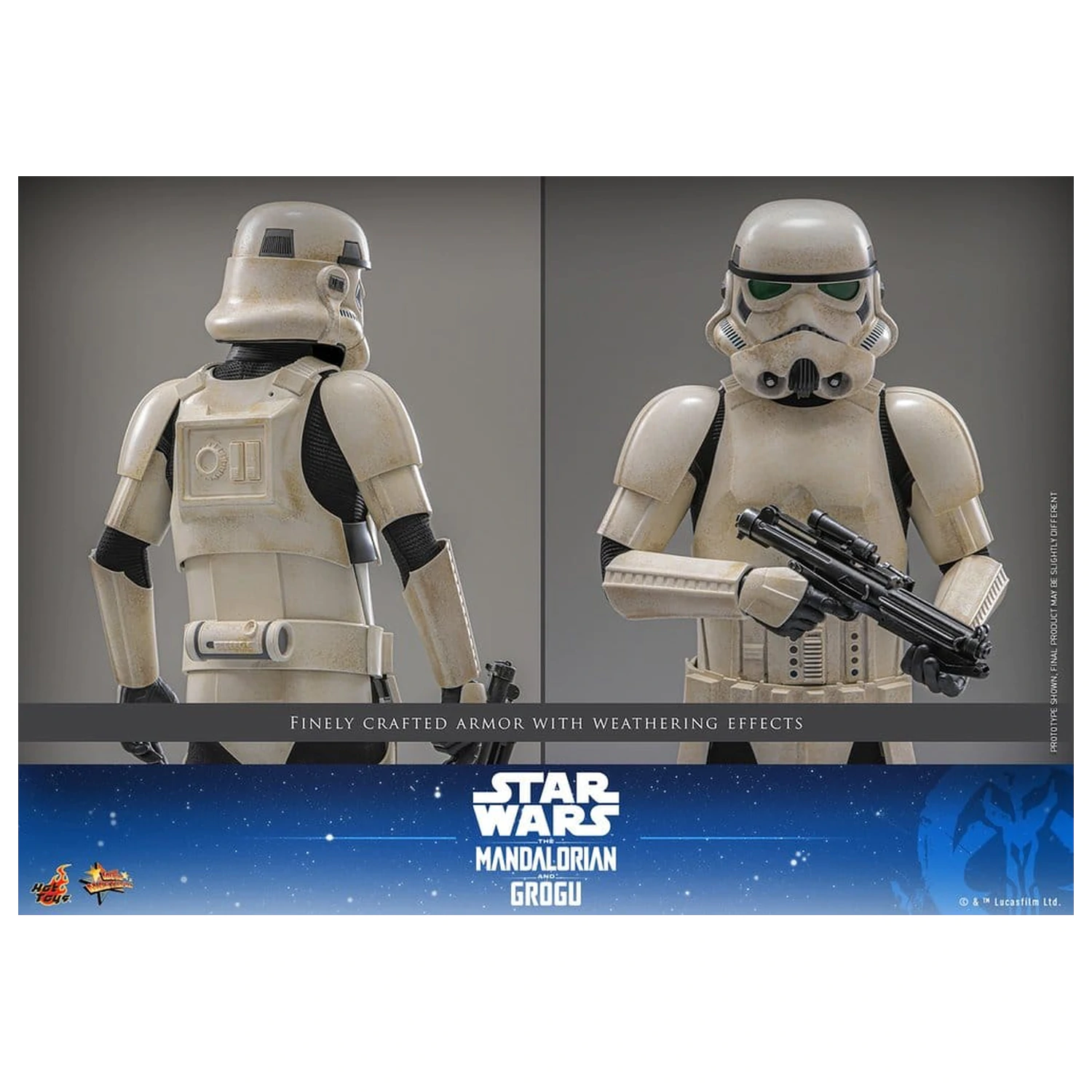 Star Wars: The Mandalorian & Grogu Movie Masterpiece akčná figúrka 1/6 Imperial Remnant Stormtrooper 30 cm produktová fotografia