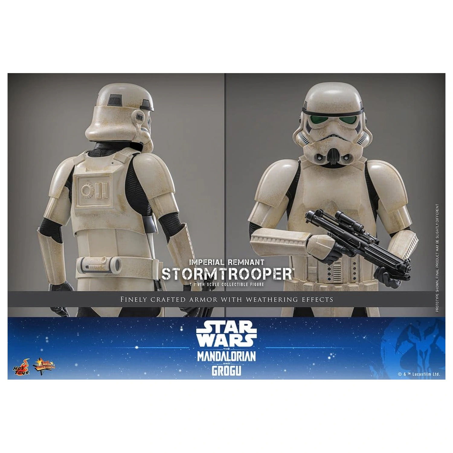 Star Wars: The Mandalorian & Grogu Movie Masterpiece akčná figúrka 1/6 Imperial Remnant Stormtrooper 30 cm produktová fotografia
