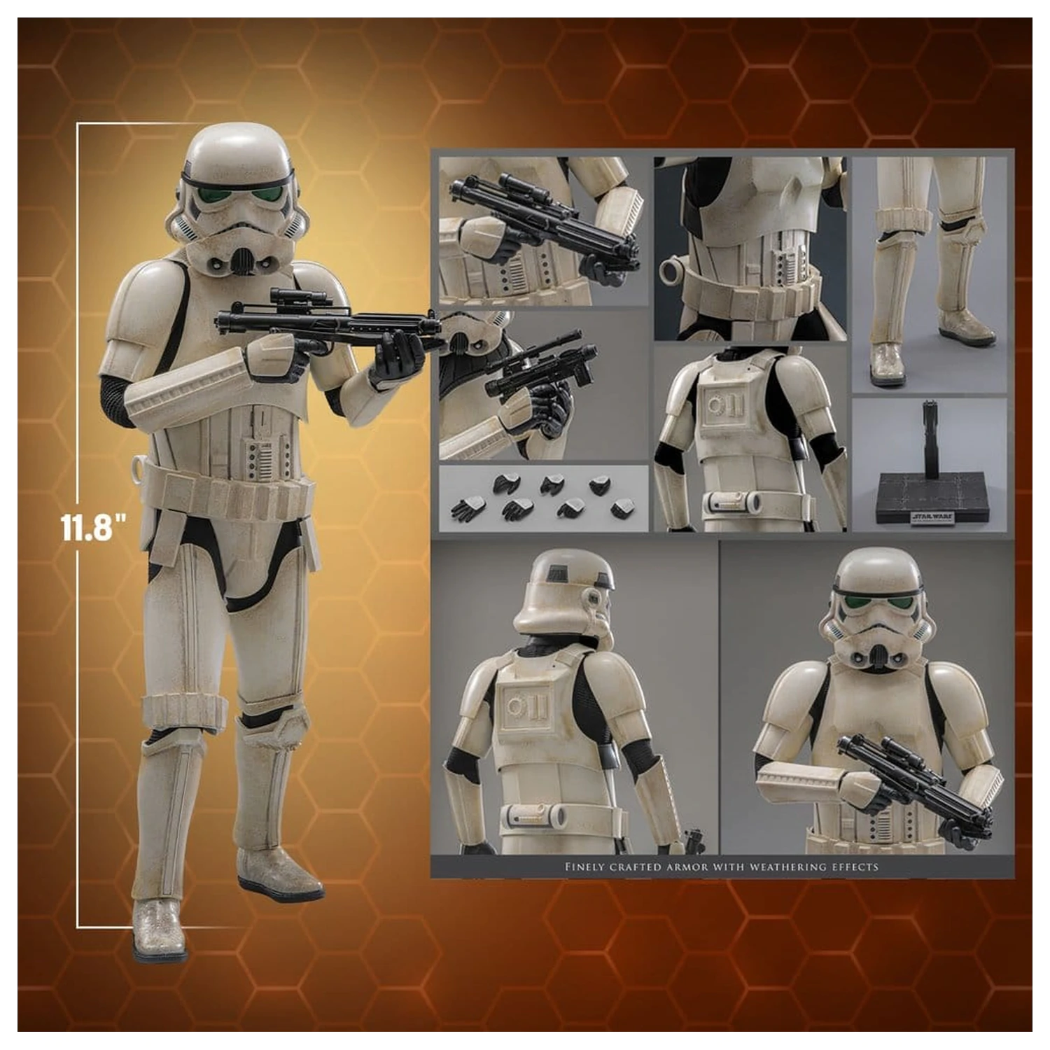 Star Wars: The Mandalorian & Grogu Movie Masterpiece akčná figúrka 1/6 Imperial Remnant Stormtrooper 30 cm produktová fotografia
