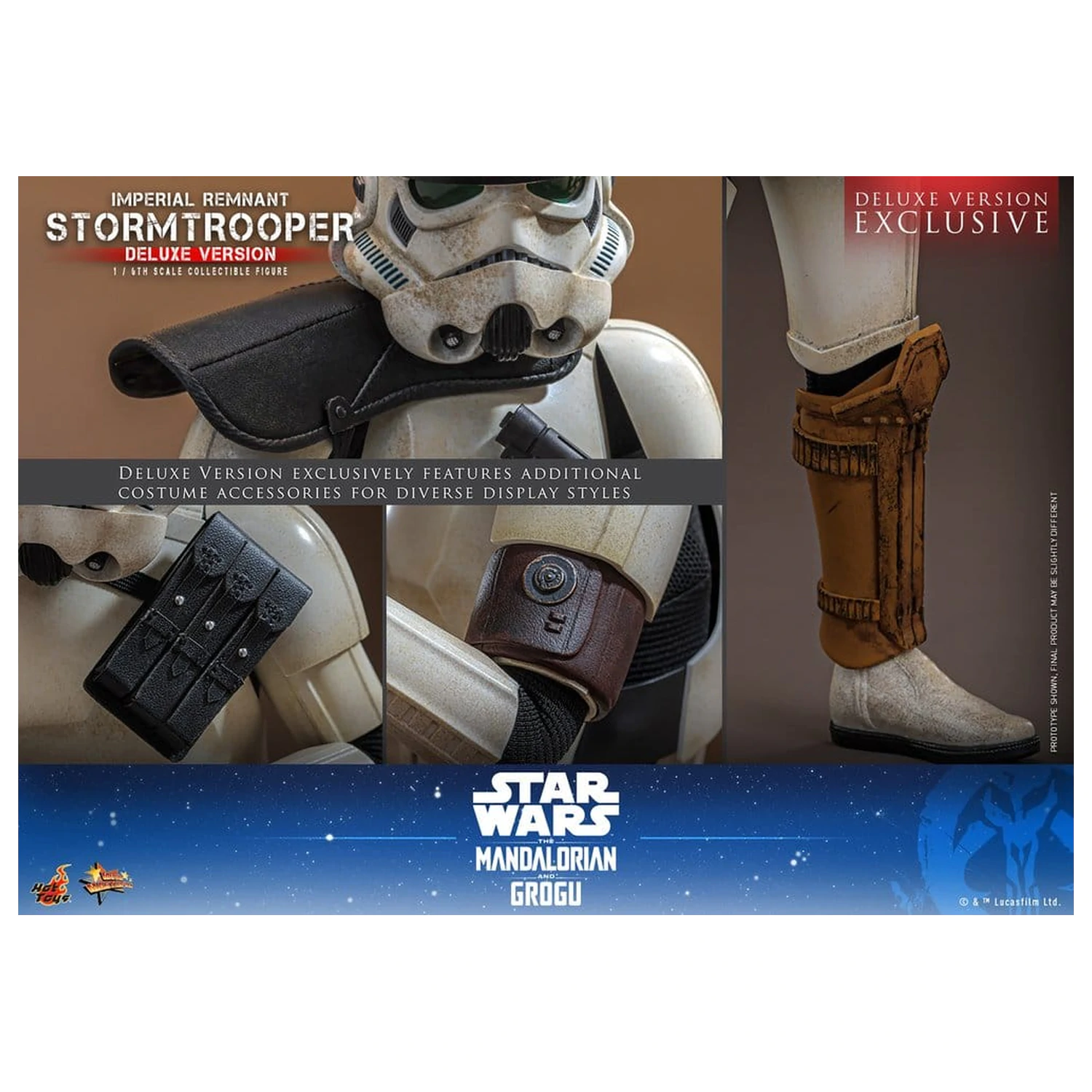 Star Wars: The Mandalorian & Grogu Movie Masterpiece akčná figúrka 1/6 Imperial Remnant Stormtrooper (Deluxe Version) 30 cm produktová fotografia