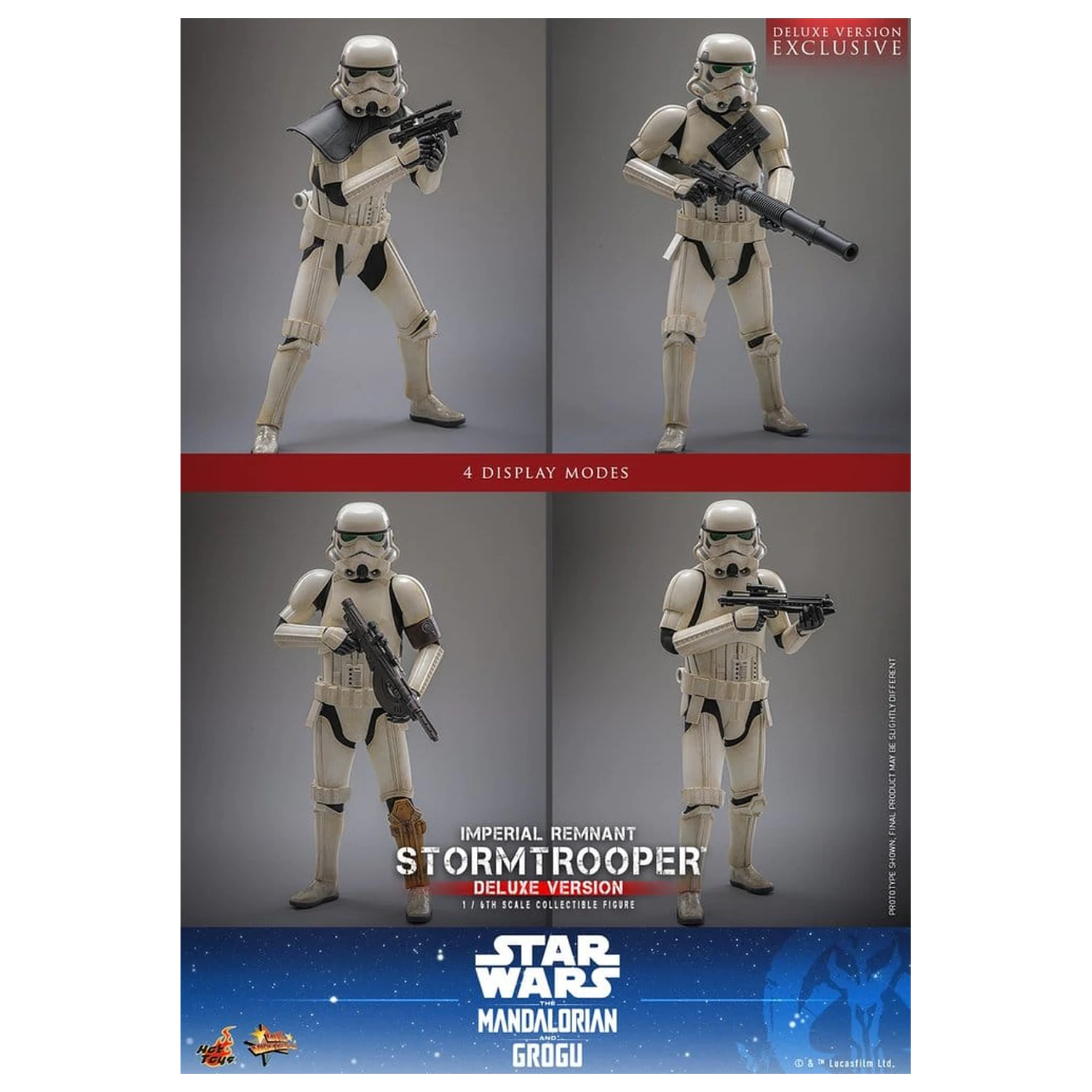 Star Wars: The Mandalorian & Grogu Movie Masterpiece akčná figúrka 1/6 Imperial Remnant Stormtrooper (Deluxe Version) 30 cm produktová fotografia