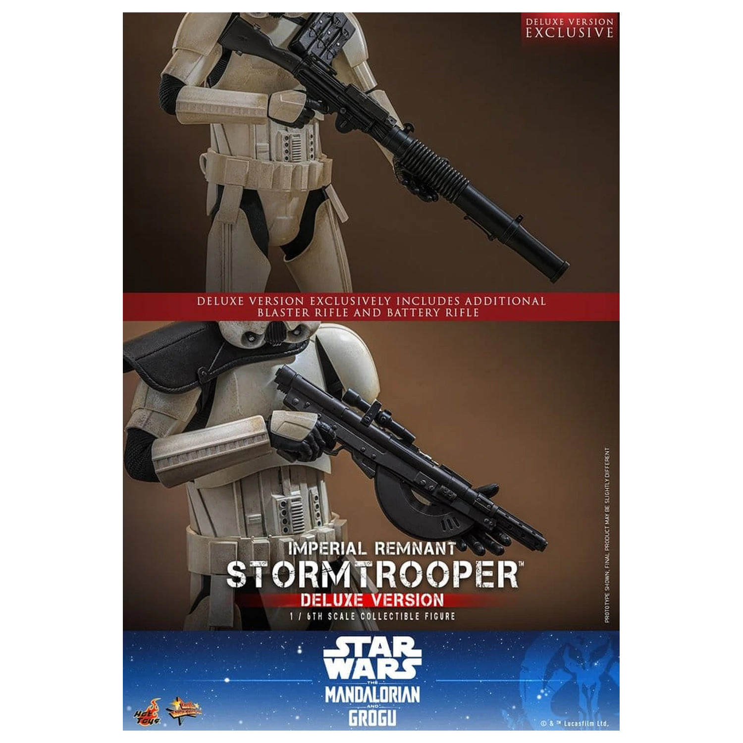 Star Wars: The Mandalorian & Grogu Movie Masterpiece akčná figúrka 1/6 Imperial Remnant Stormtrooper (Deluxe Version) 30 cm produktová fotografia