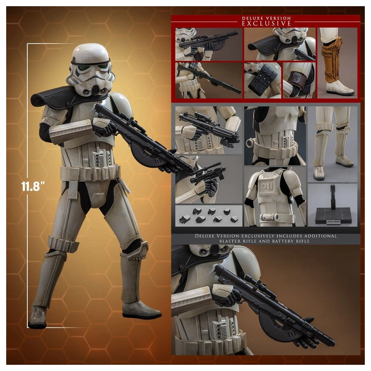 Star Wars: The Mandalorian & Grogu Movie Masterpiece akčná figúrka 1/6 Imperial Remnant Stormtrooper (Deluxe Version) 30 cm produktová fotografia