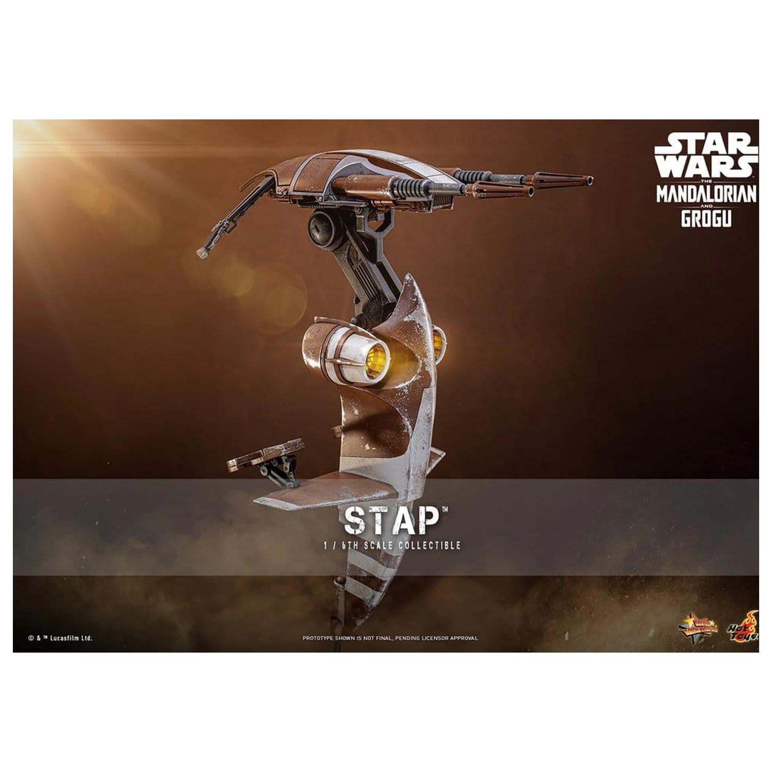 Star Wars: The Mandalorian & Grogu Movie Masterpiece Accessory 1/6 STAP 32 cm produktová fotografia