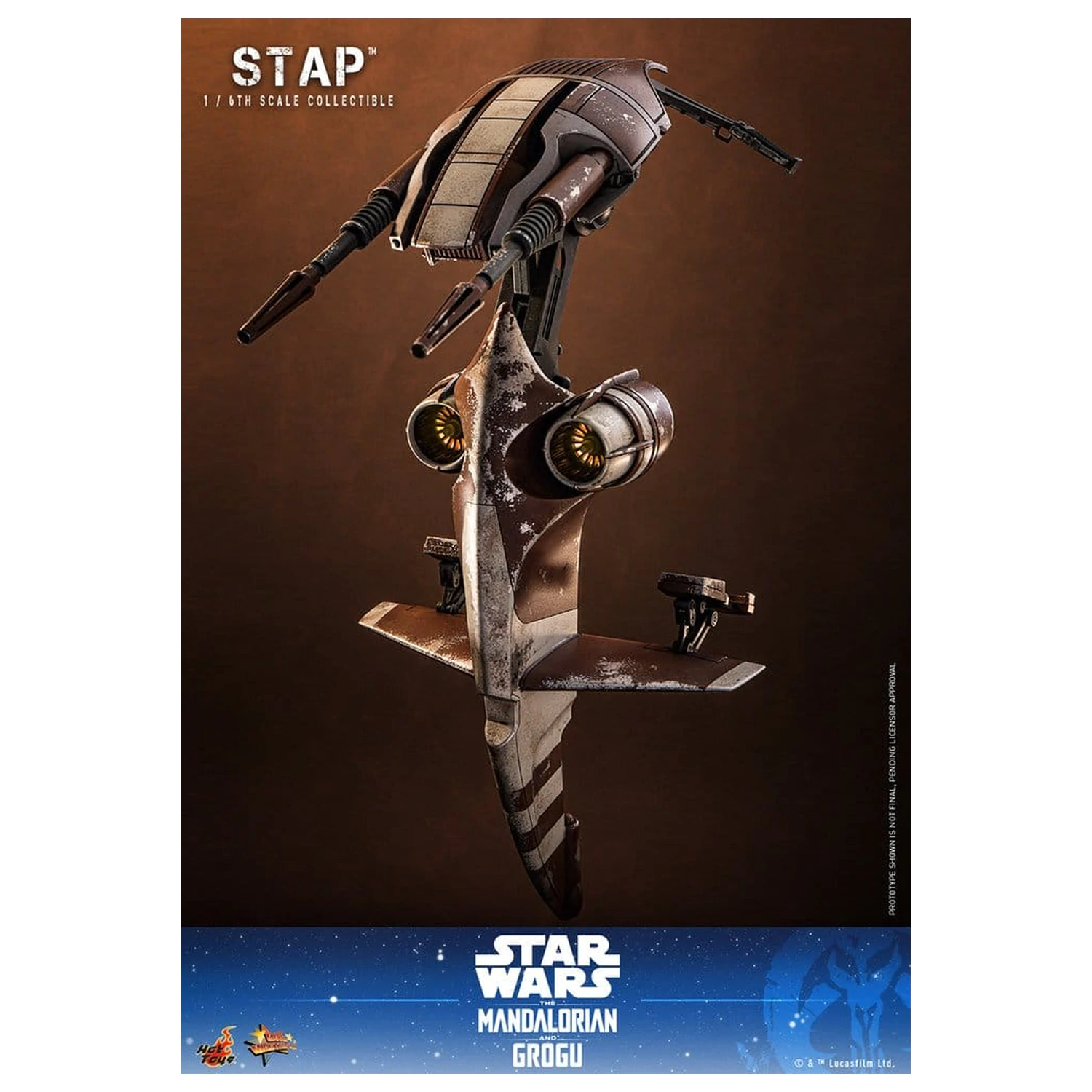 Star Wars: The Mandalorian & Grogu Movie Masterpiece Accessory 1/6 STAP 32 cm produktová fotografia