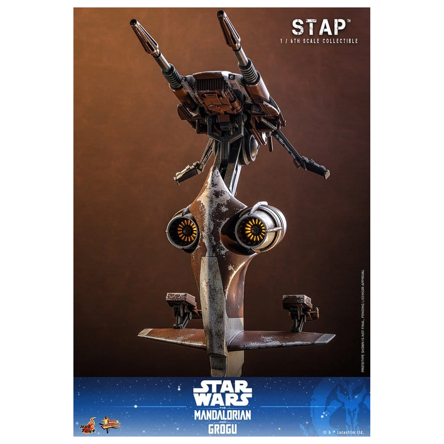 Star Wars: The Mandalorian & Grogu Movie Masterpiece Accessory 1/6 STAP 32 cm produktová fotografia