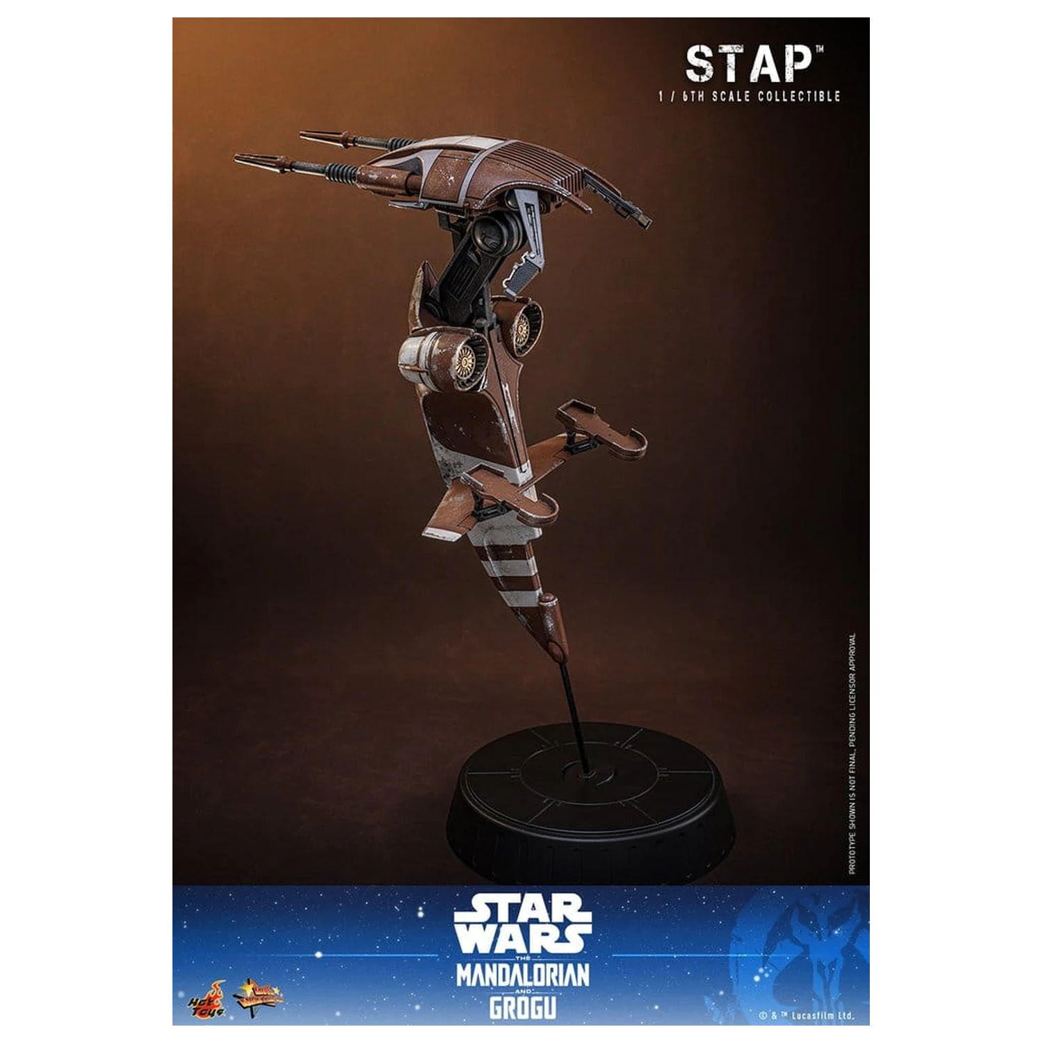 Star Wars: The Mandalorian & Grogu Movie Masterpiece Accessory 1/6 STAP 32 cm produktová fotografia