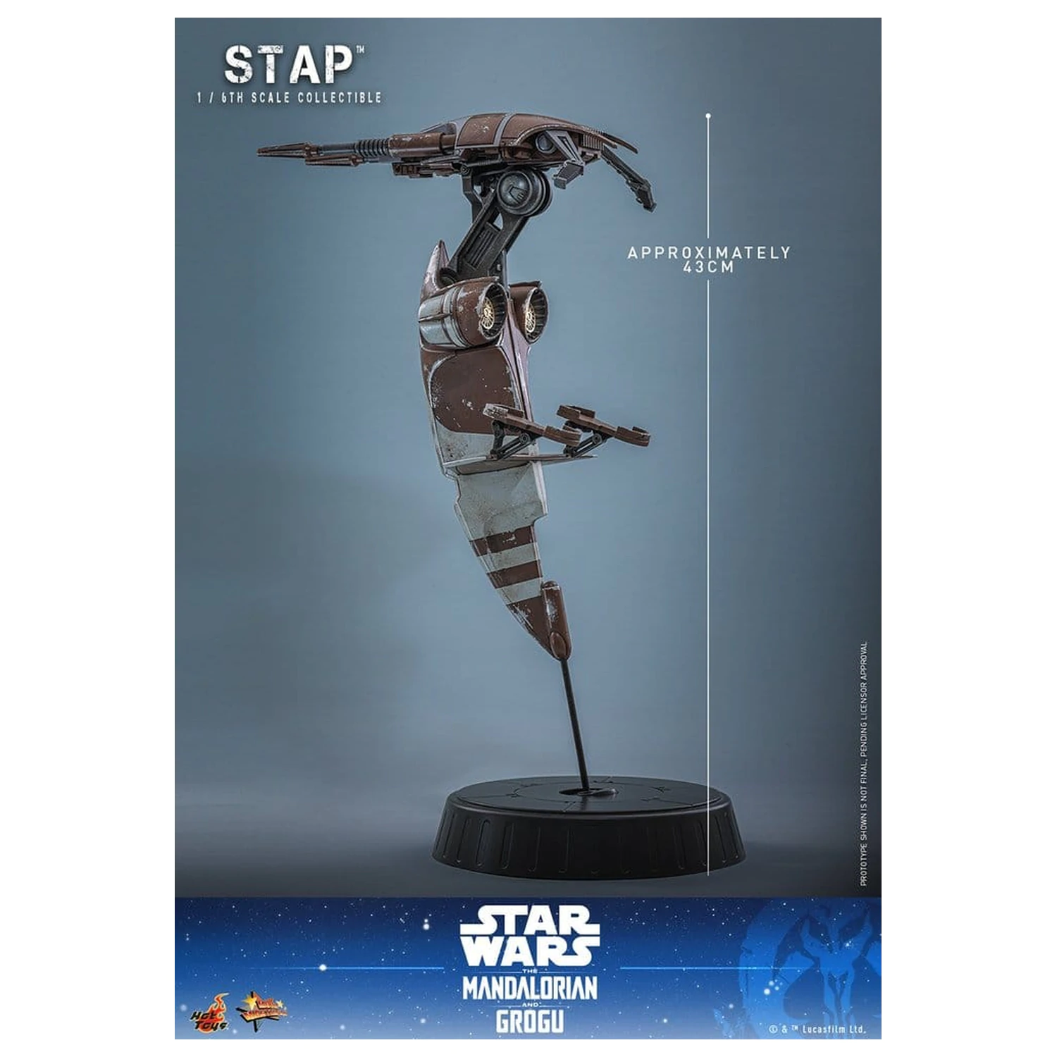 Star Wars: The Mandalorian & Grogu Movie Masterpiece Accessory 1/6 STAP 32 cm produktová fotografia