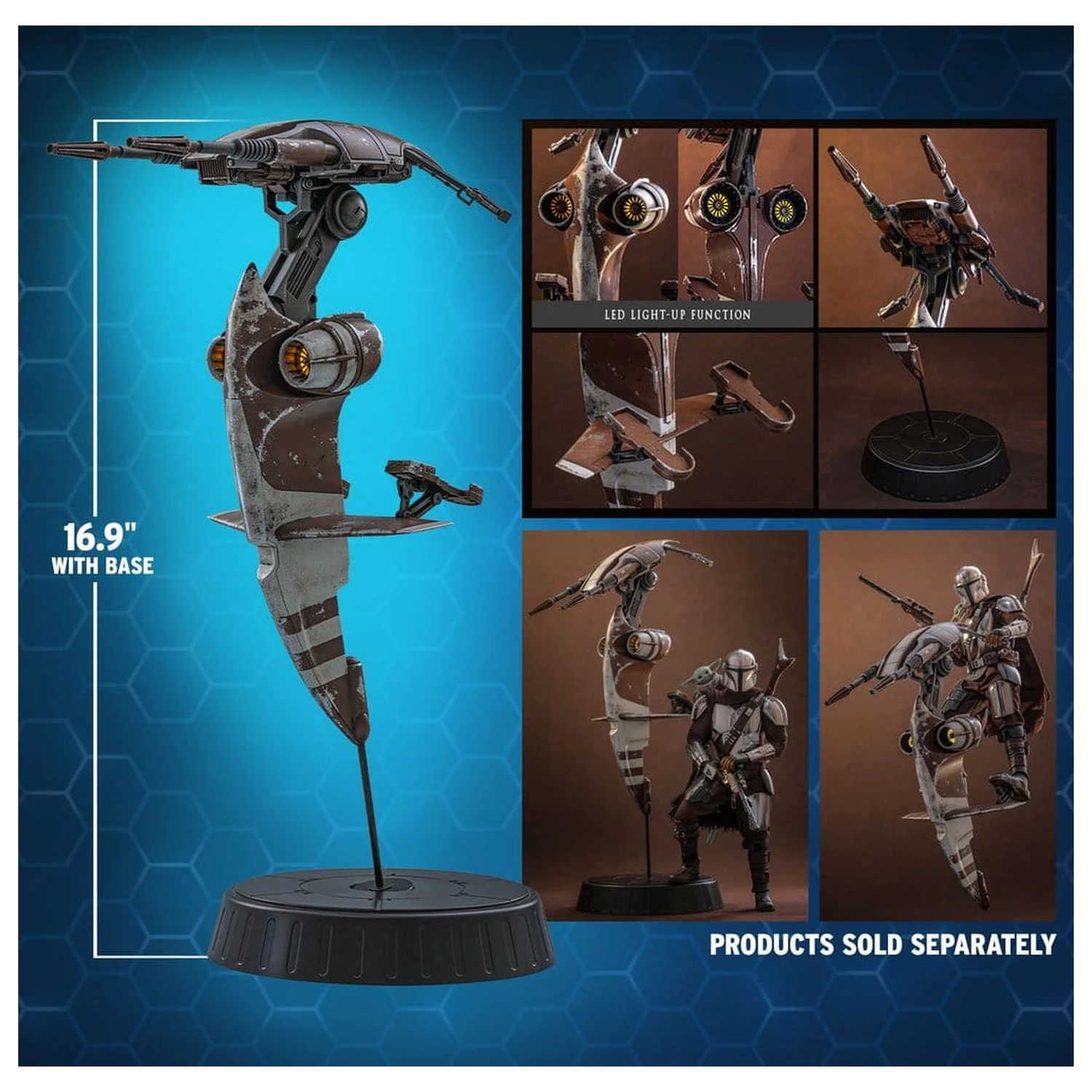 Star Wars: The Mandalorian & Grogu Movie Masterpiece Accessory 1/6 STAP 32 cm produktová fotografia