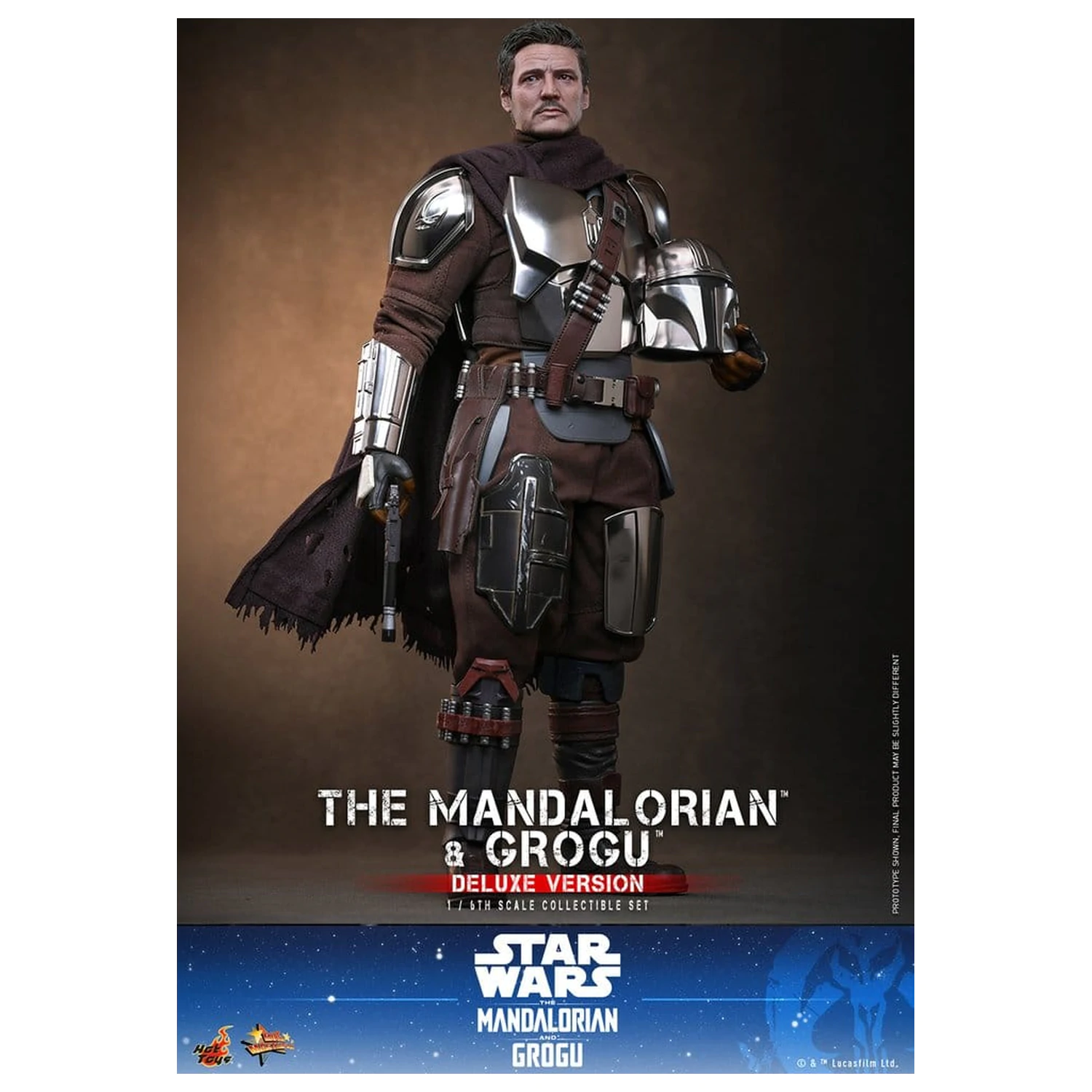 Star Wars: The Mandalorian & Grogu Movie Masterpiece akčná figúrka 1/6 The Mandalorian and Grogu (Deluxe Version) 31 cm produktová fotografia