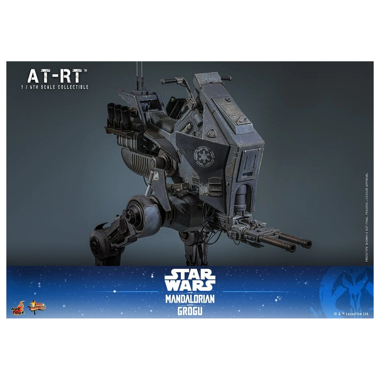 Star Wars: The Mandalorian & Grogu Movie Masterpiece Vozidlo 1/6 AT-RT 60 cm produktová fotografia