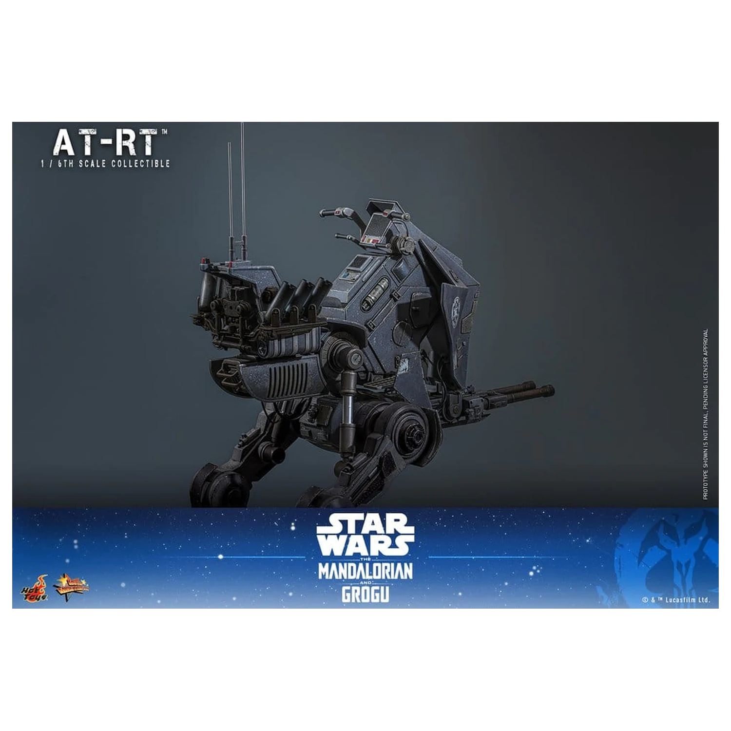 Star Wars: The Mandalorian & Grogu Movie Masterpiece Vozidlo 1/6 AT-RT 60 cm produktová fotografia