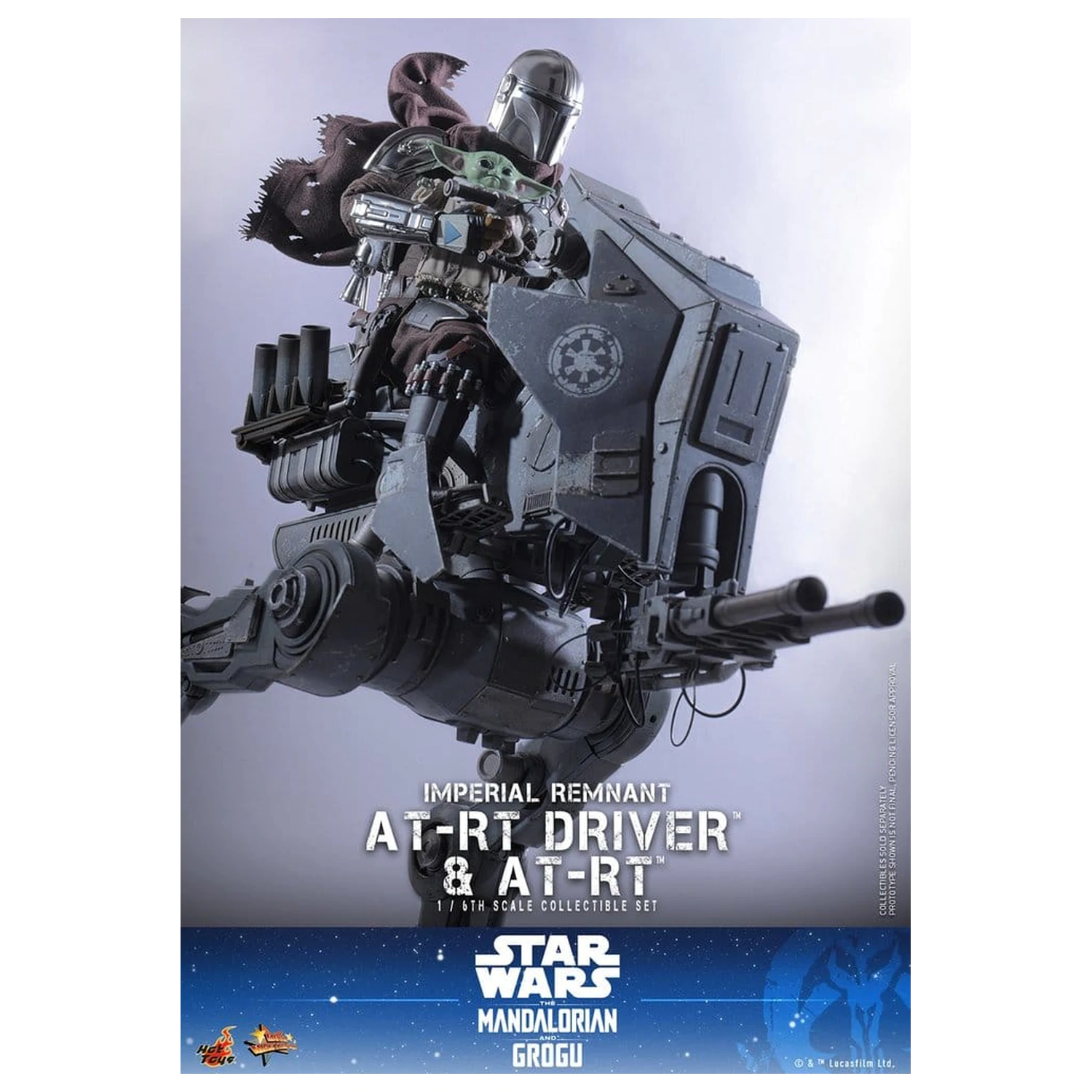 Star Wars: The Mandalorian & Grogu Movie Masterpiece Vozidlo 1/6 AT-RT 60 cm produktová fotografia