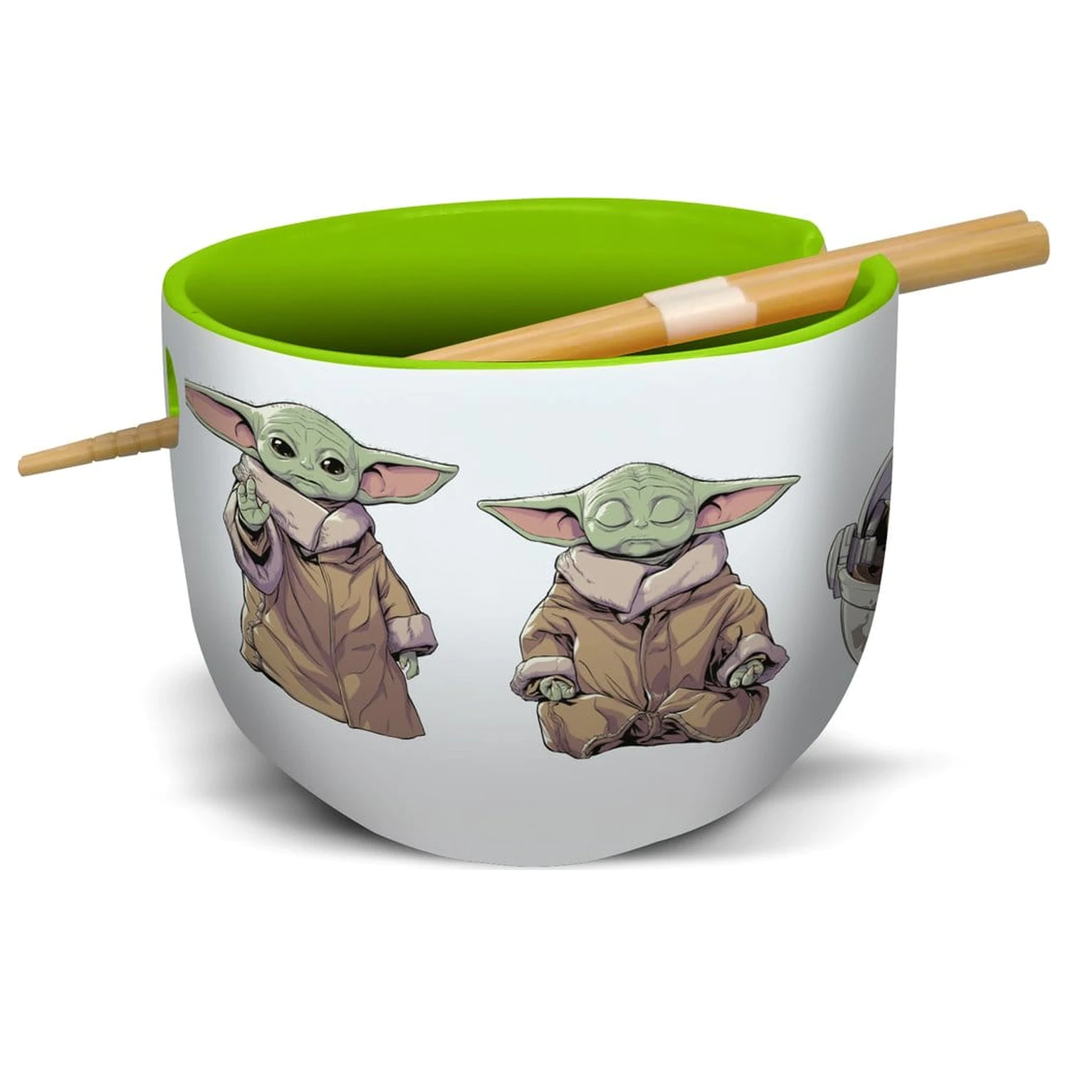 Star Wars: The Mandalorian miska na ramen s paličkami Grogu produktová fotografia