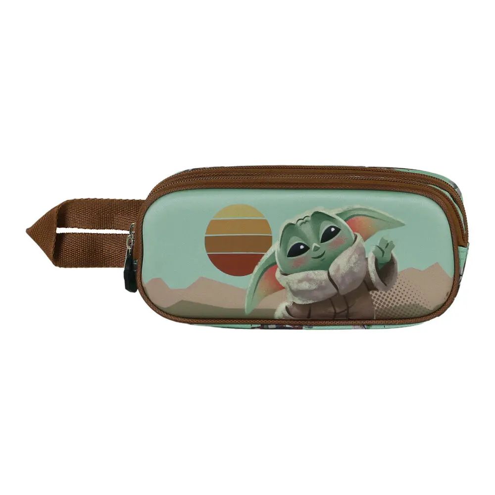 Star Wars The Mandalorian Grogu Say Hi 3D dvojité puzdro na ceruzky produktová fotografia