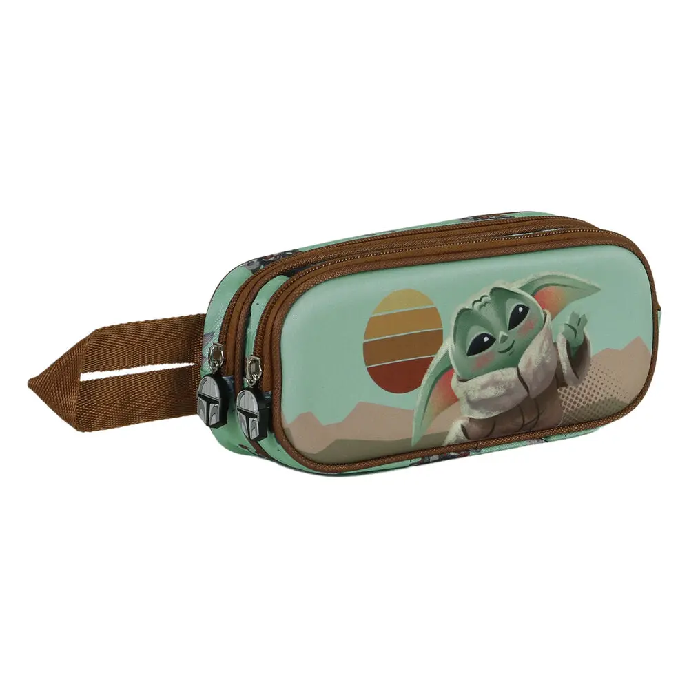 Star Wars The Mandalorian Grogu Say Hi 3D dvojité puzdro na ceruzky produktová fotografia