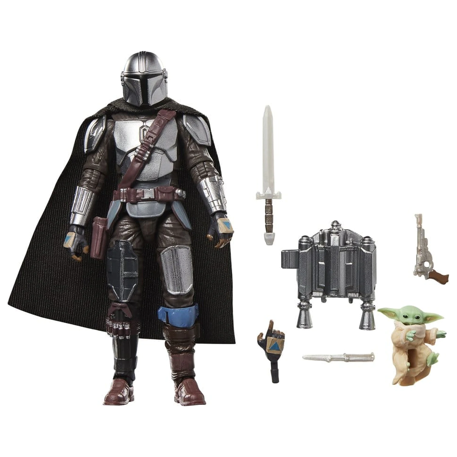 Star Wars: The Mandalorian & Grogu Vintage Collection Action Figure The Mandalorian & Grogu 10 cm produktová fotografia