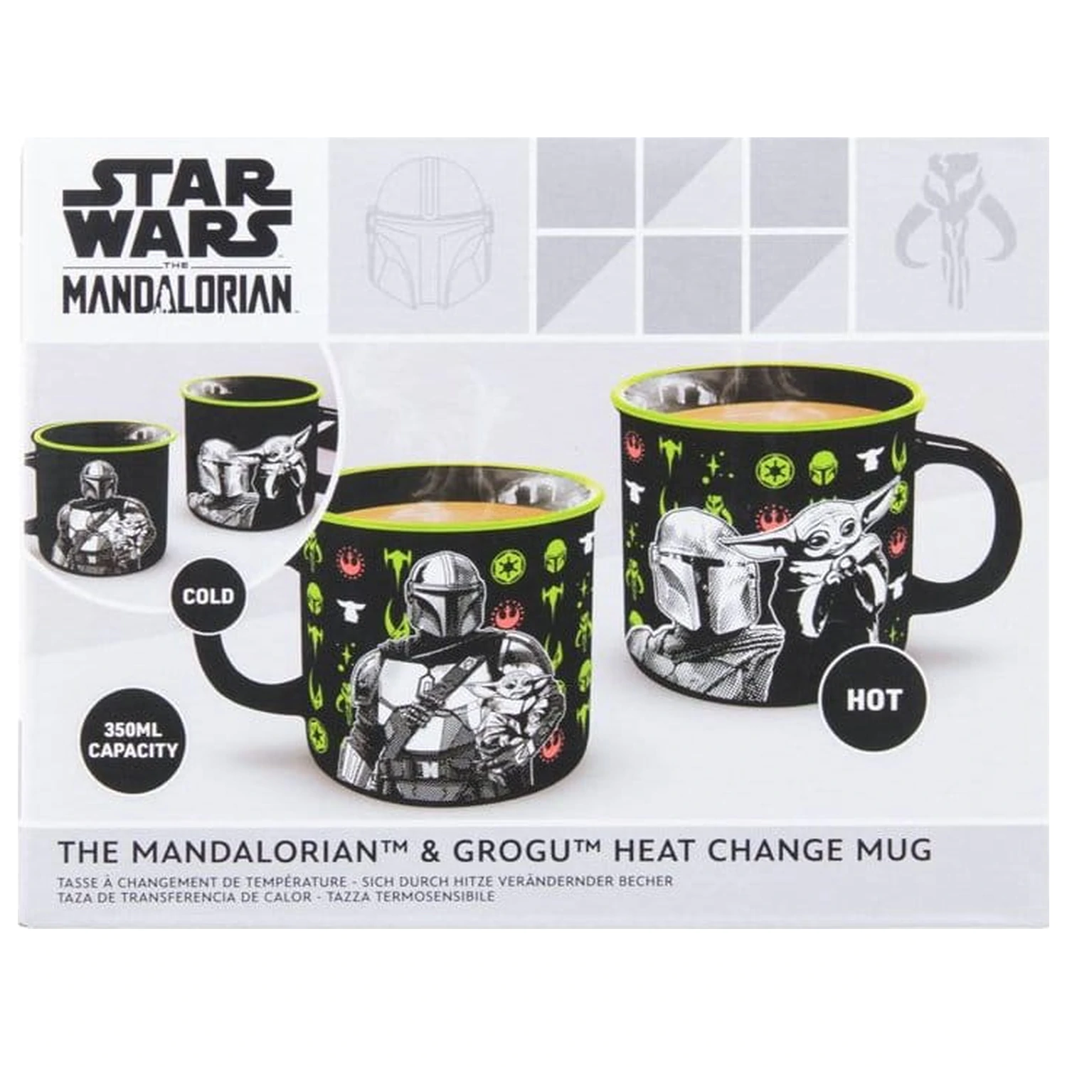 Star Wars: The Mandalorian Magický hrnček Mandalorian a Grogu produktová fotografia