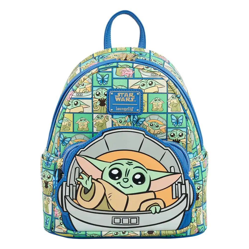 Star Wars: The Mandalorian by Loungefly Ruksak Mini Grogu Squares produktová fotografia