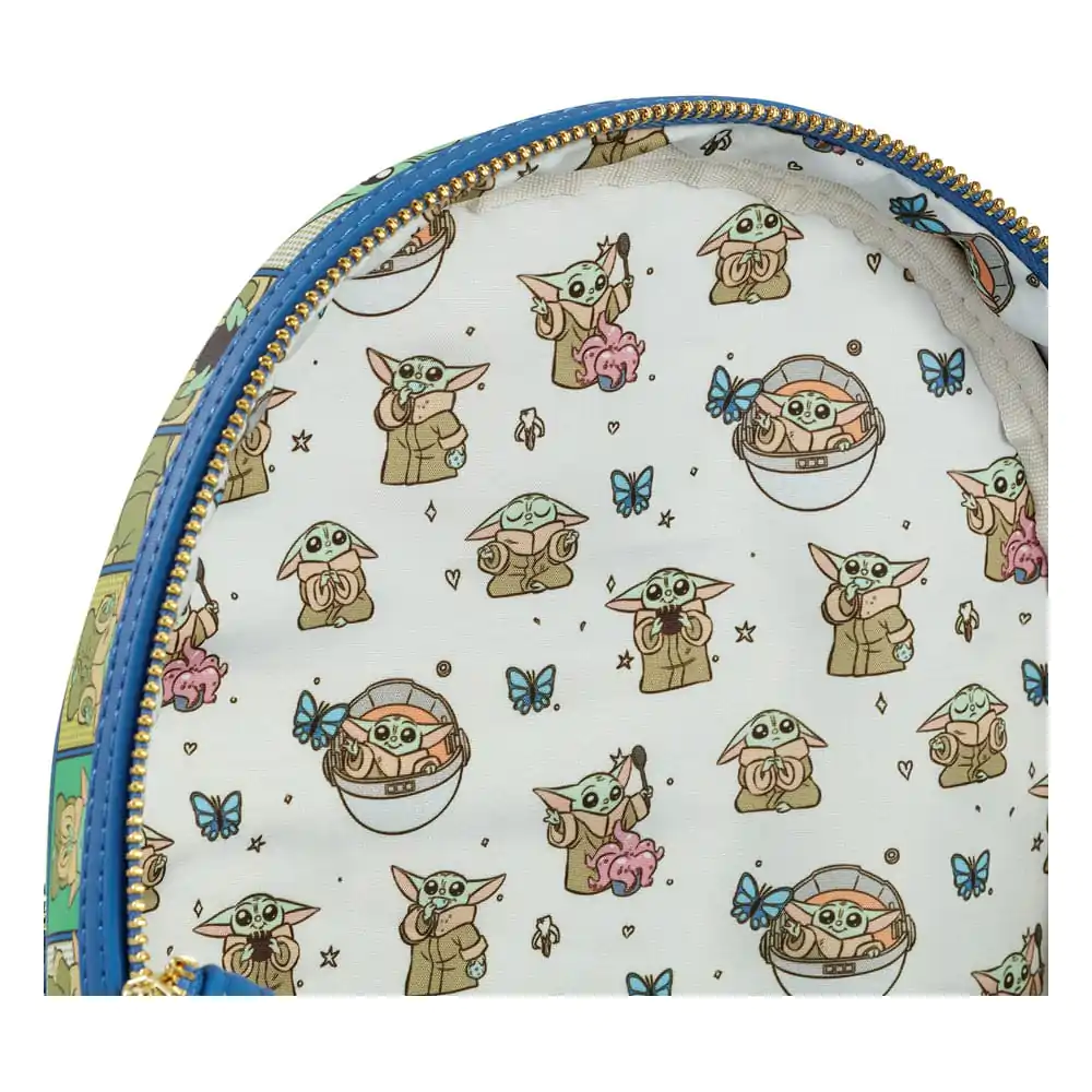 Star Wars: The Mandalorian by Loungefly Ruksak Mini Grogu Squares produktová fotografia