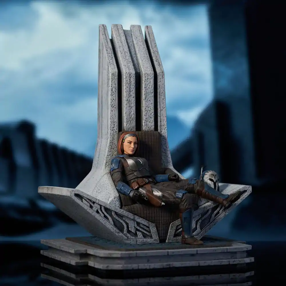 Star Wars: The Mandalorian Premier Collection Socha 1/7 Bo-Katan Kryze on Throne 35 cm produktová fotografia