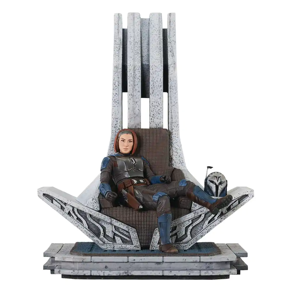 Star Wars: The Mandalorian Premier Collection Socha 1/7 Bo-Katan Kryze on Throne 35 cm produktová fotografia