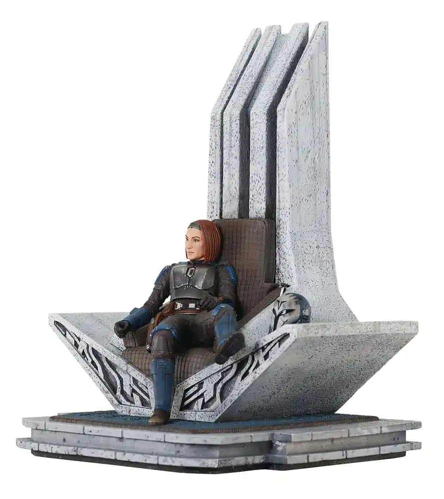 Star Wars: The Mandalorian Premier Collection Socha 1/7 Bo-Katan Kryze on Throne 35 cm produktová fotografia