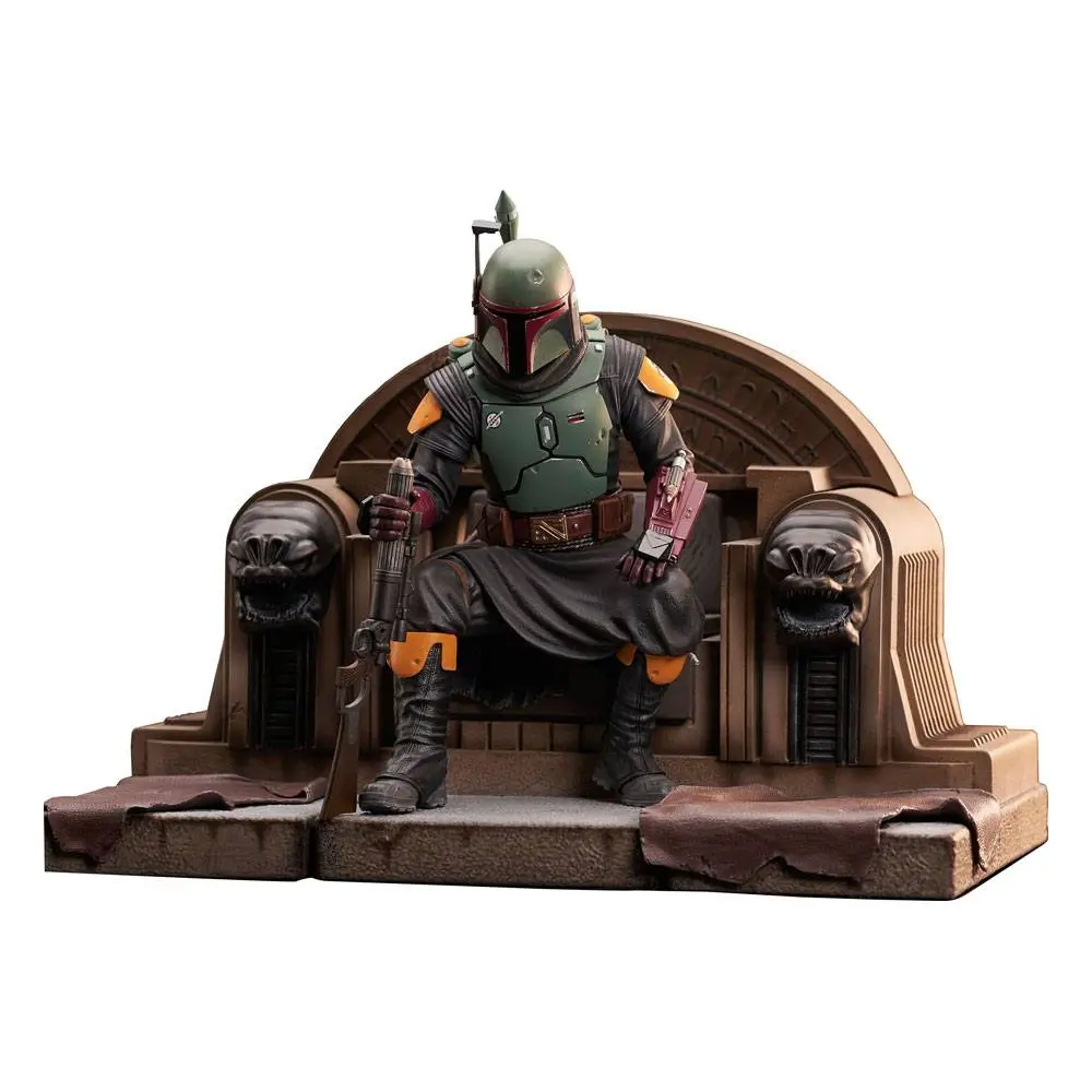 Star Wars: The Mandalorian Premier Collection Socha 1/7 Boba Fett on Throne 24 cm produktová fotografia