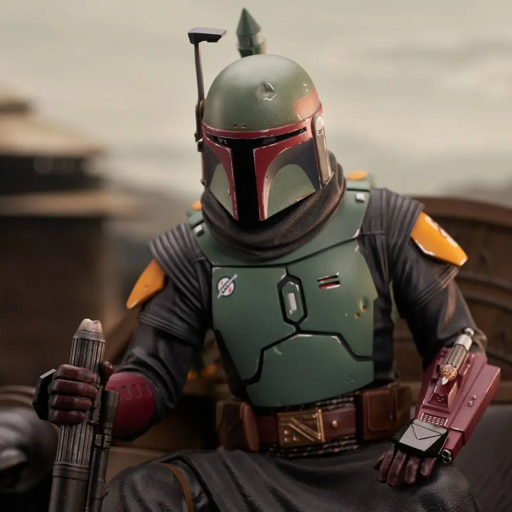 Star Wars: The Mandalorian Premier Collection Socha 1/7 Boba Fett on Throne 24 cm produktová fotografia