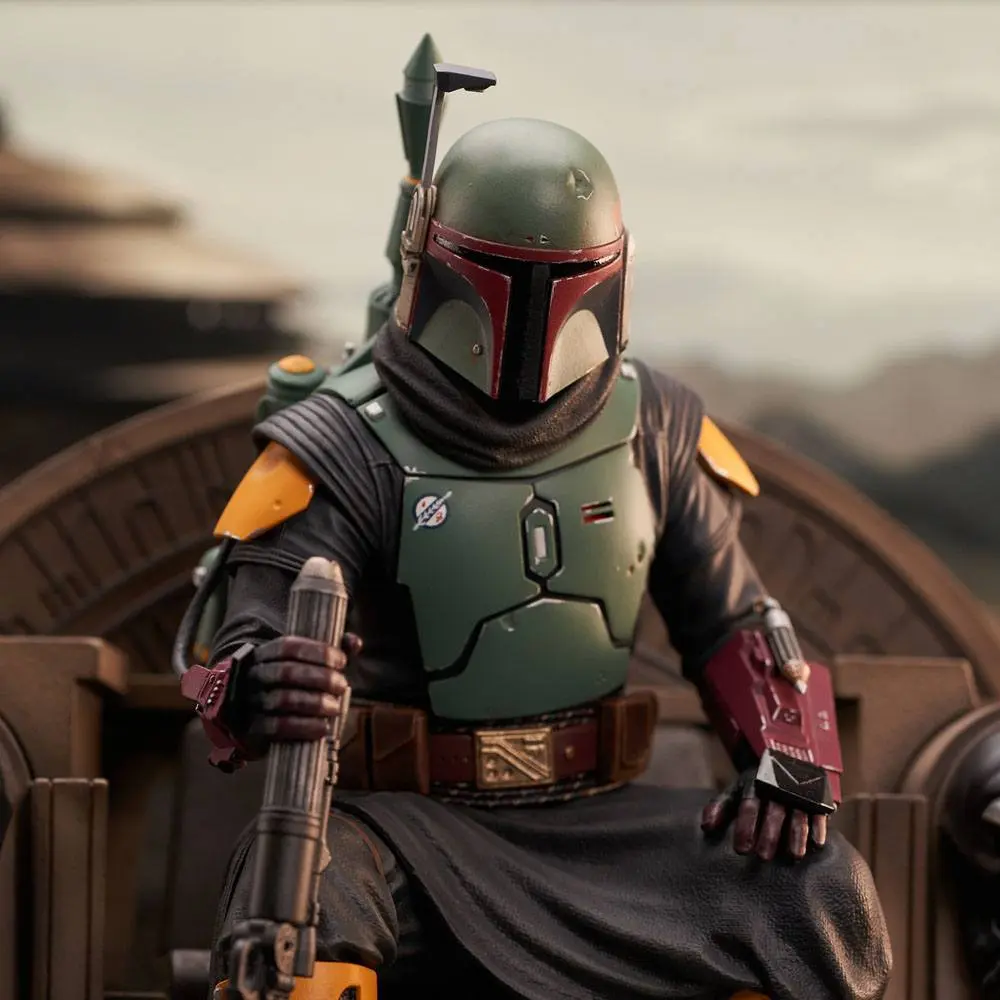 Star Wars: The Mandalorian Premier Collection Socha 1/7 Boba Fett on Throne 24 cm produktová fotografia