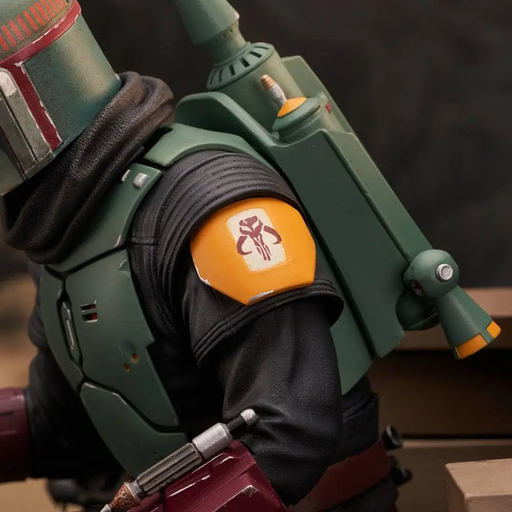 Star Wars: The Mandalorian Premier Collection Socha 1/7 Boba Fett on Throne 24 cm produktová fotografia