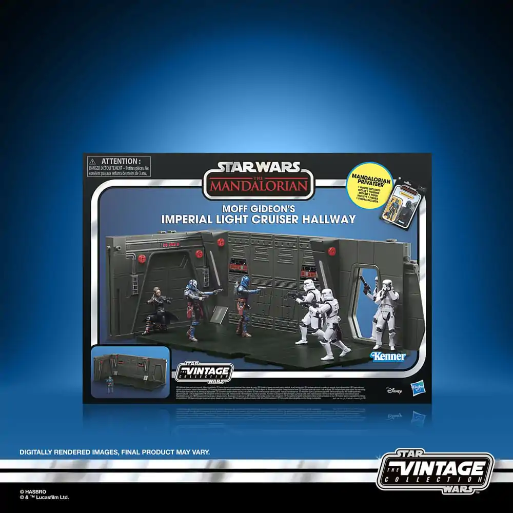Star Wars: The Mandalorian Vintage Collection Tantive IV Chodba s figúrkou Mandalorian Privateer 10 cm produktová fotografia
