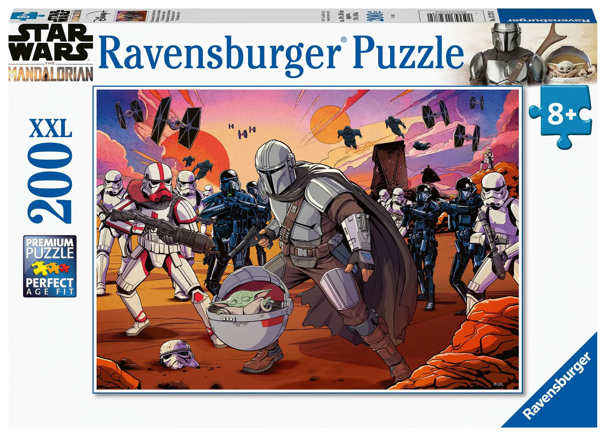 Star Wars Jigsaw Puzzle The Manddalorian: Face-Off (200 dielikov) produktová fotografia