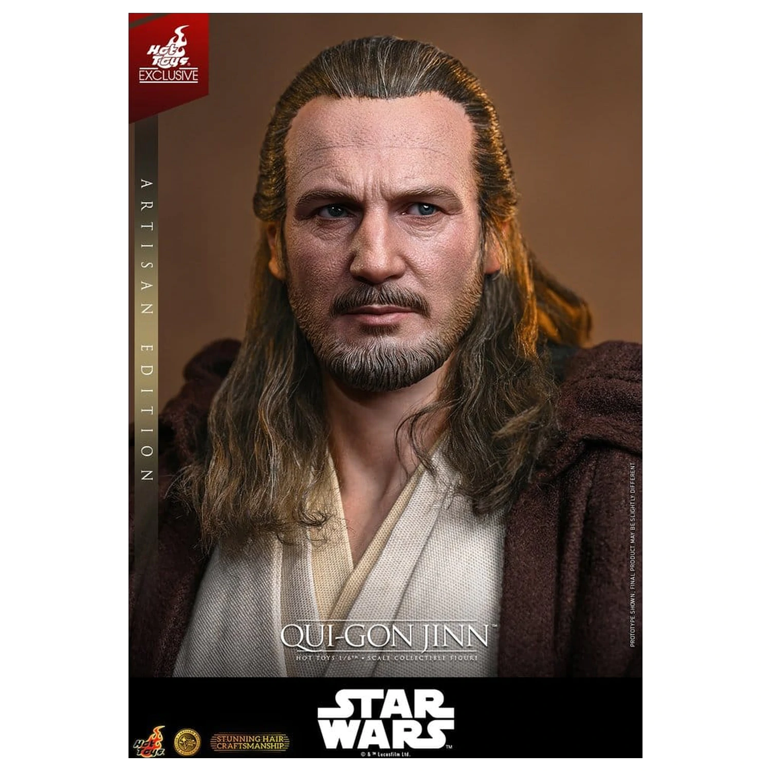 Star Wars: The Phantom Menace Movie Masterpiece akčná figúrka 1/6 Qui-Gon Jinn (Artisan Edition) Hot Toys Exclusive 32 cm produktová fotografia