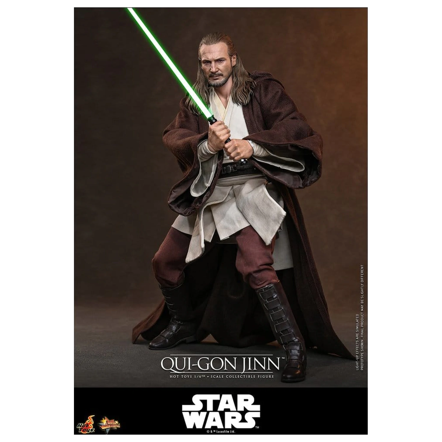 Star Wars: The Phantom Menace Movie Masterpiece akčná figúrka 1/6 Qui-Gon Jinn (Artisan Edition) Hot Toys Exclusive 32 cm produktová fotografia