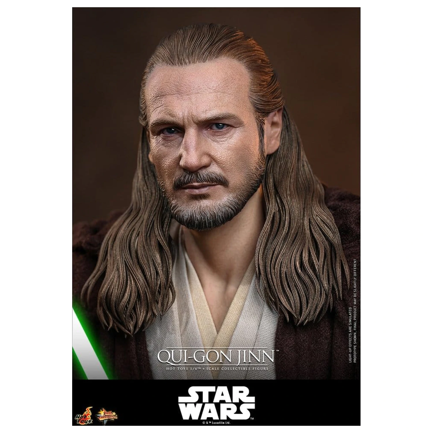 Star Wars: The Phantom Menace Movie Masterpiece akčná figúrka 1/6 Qui-Gon Jinn (Artisan Edition) Hot Toys Exclusive 32 cm produktová fotografia